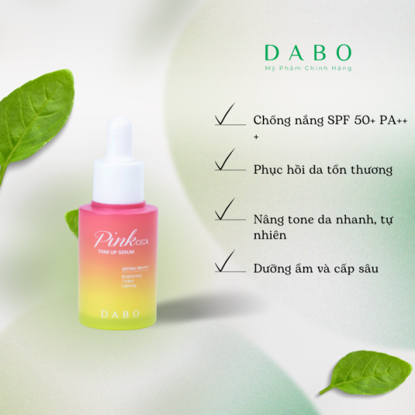 DABO Pink Cica Tone Up Serum