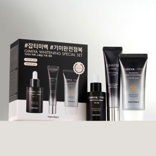 TONYMOLY

Gimiya Whitening Special Set

Volume: Serum 35ml + Cream 30ml + Sun Cream 50ml