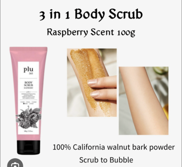 Plu365 Body Scrub Raspberry 100 g